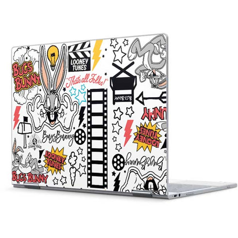 Looney Tunes Bugs Bunny Patches Pixelbook Skin